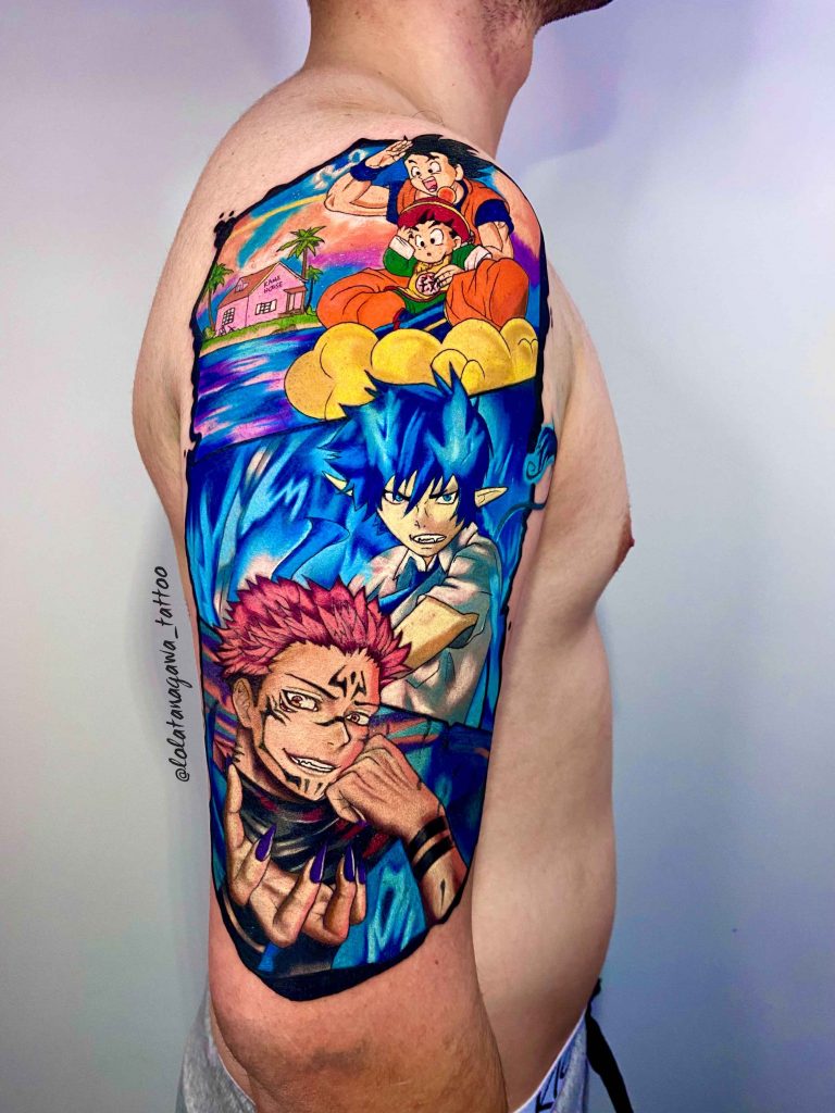 Foto de tatuagem feita por Lola Tanagawa (@lolatanagawa_tattoo)