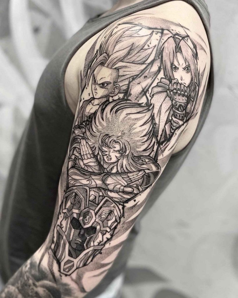 Foto de tatuagem feita por Francisco Hilbe (@hilbe.ink)