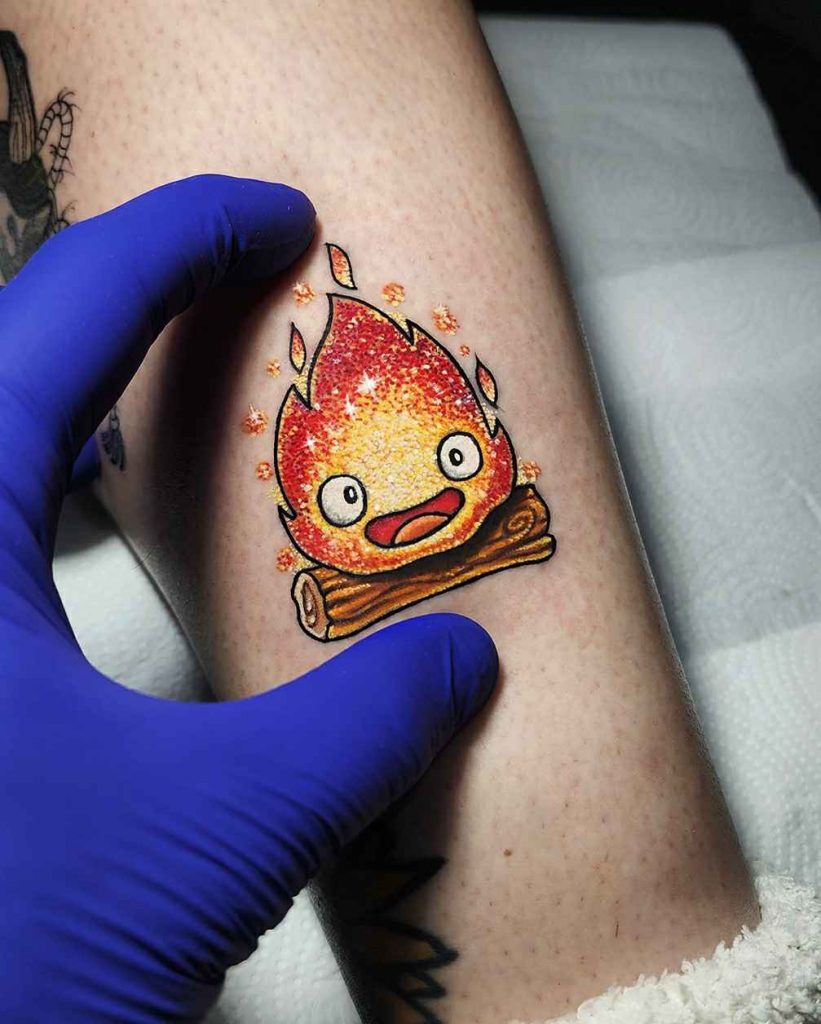 Foto de tatuagem feita por Vinni Mattos (@vinnitattoo)