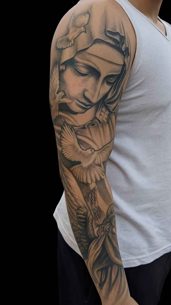 Foto de tatuagem feita por Diego Sarmento (@diegottattoo)