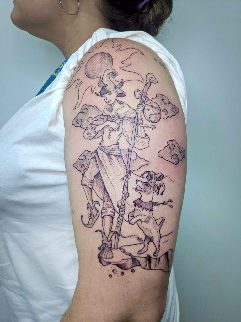 Foto de tatuagem feita por Dieme Brito (@dbritotattoo)