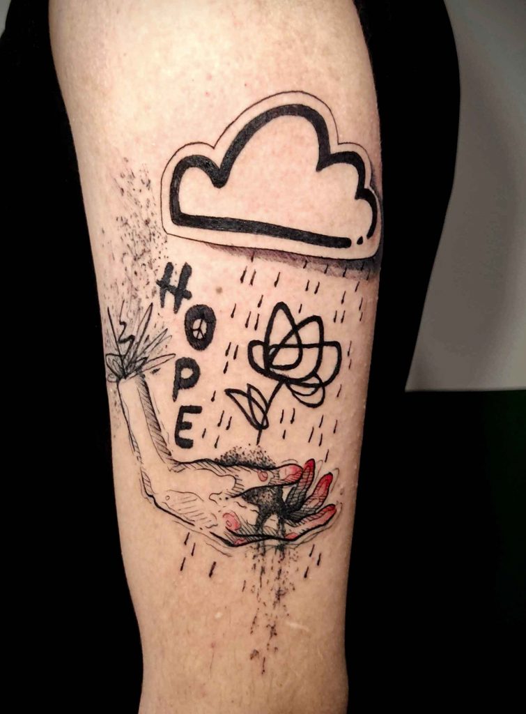 Foto de tatuagem feita por Paulo Wieck (@paulowieck.ink)