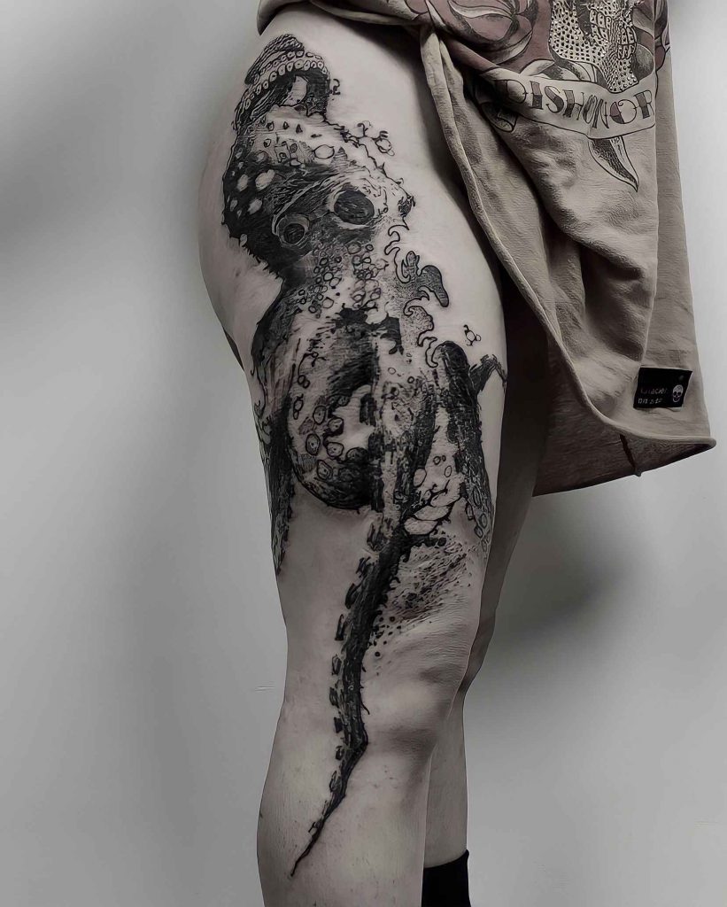 Foto de tatuagem feita por Vitor Shop (@vitor_shop)