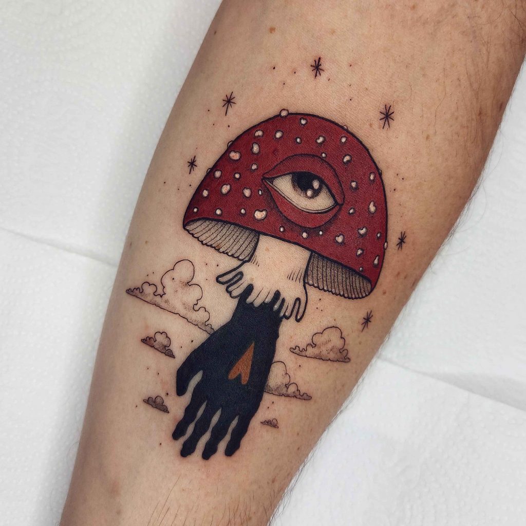 Foto de tatuagem feita por Barbarete (@barbaretez)