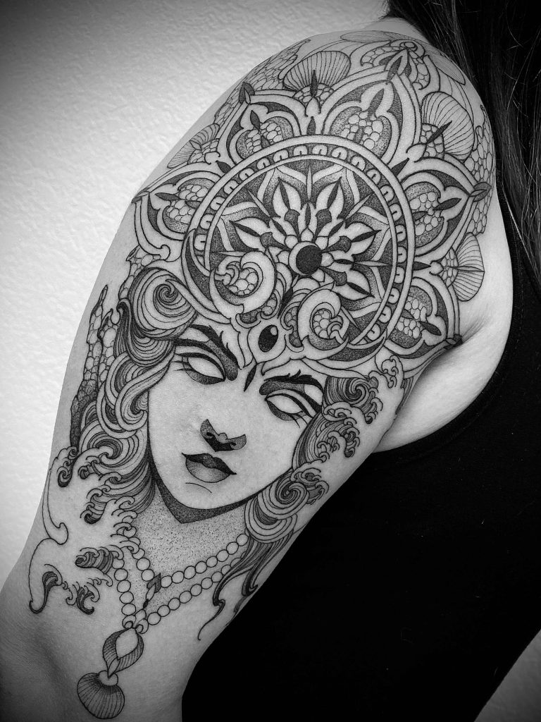 Foto de tatuagem feita por Paco Anes (@pacotatuaria)