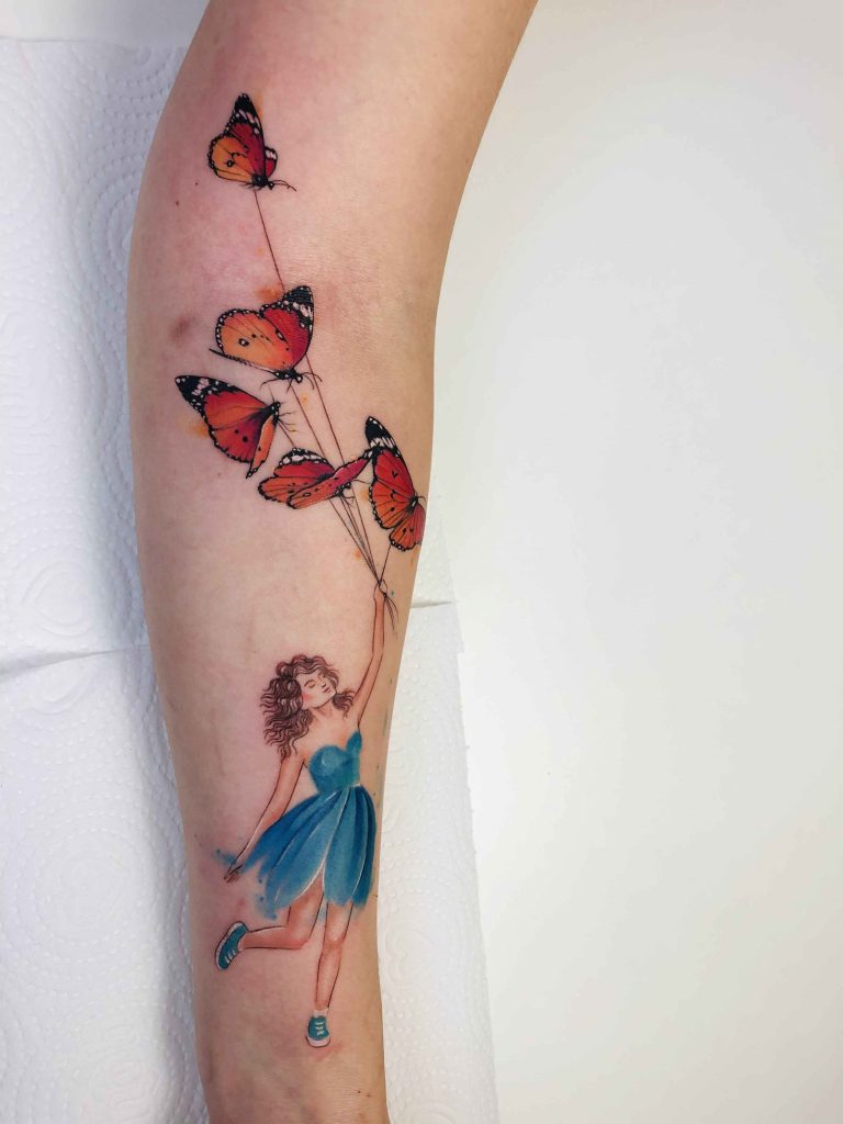 Foto de tatuagem feita por Lays Alencar (@laystattoo)