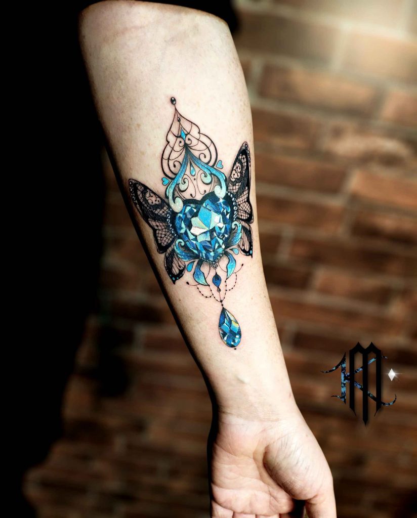 Foto de tatuagem feita por Marina Saito (@marinakazumi)