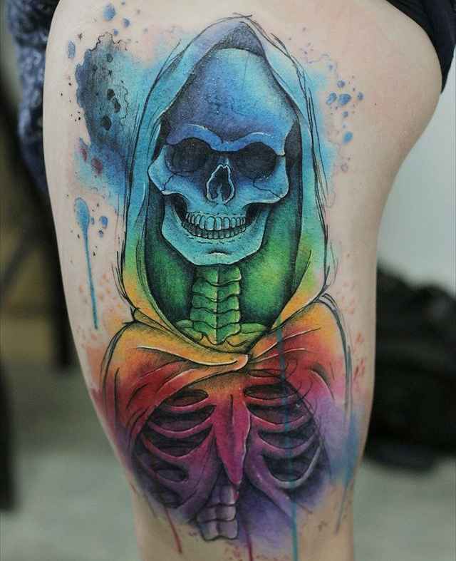 Foto de tatuagem feita por Stefani Arruda (@stefanitattoo)