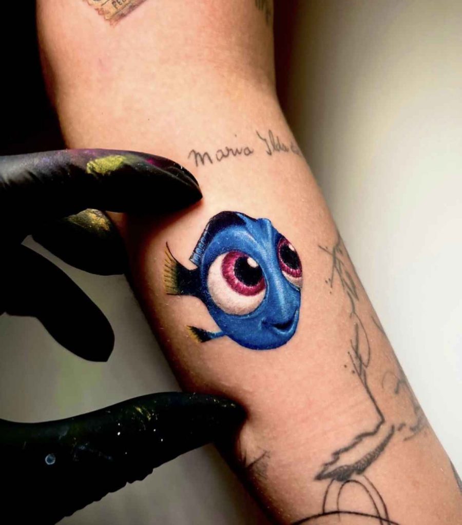 Foto de tatuagem feita por Ligia Moraes (@ligiamoraesink)