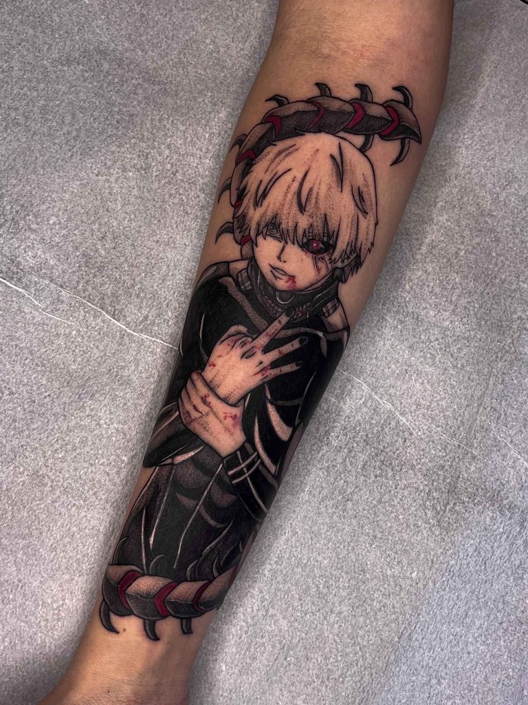 Foto de tatuagem feita por Thai Siqueira (@triunvirato.ink)