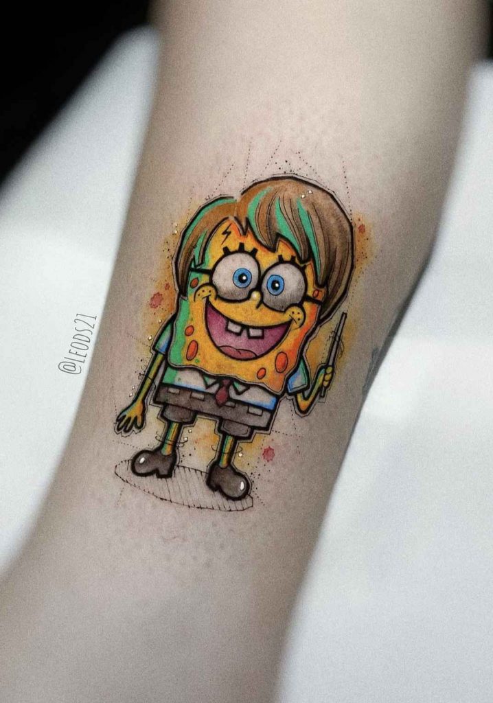 Foto de tatuagem feita por Léo Dionizio (@leods21)