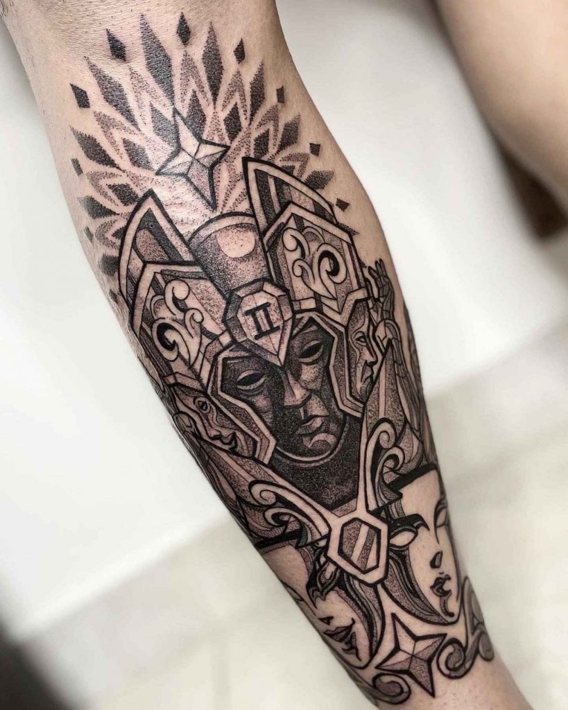 Foto de tatuagem feita por Francisco Hilbe (@hilbe.ink)