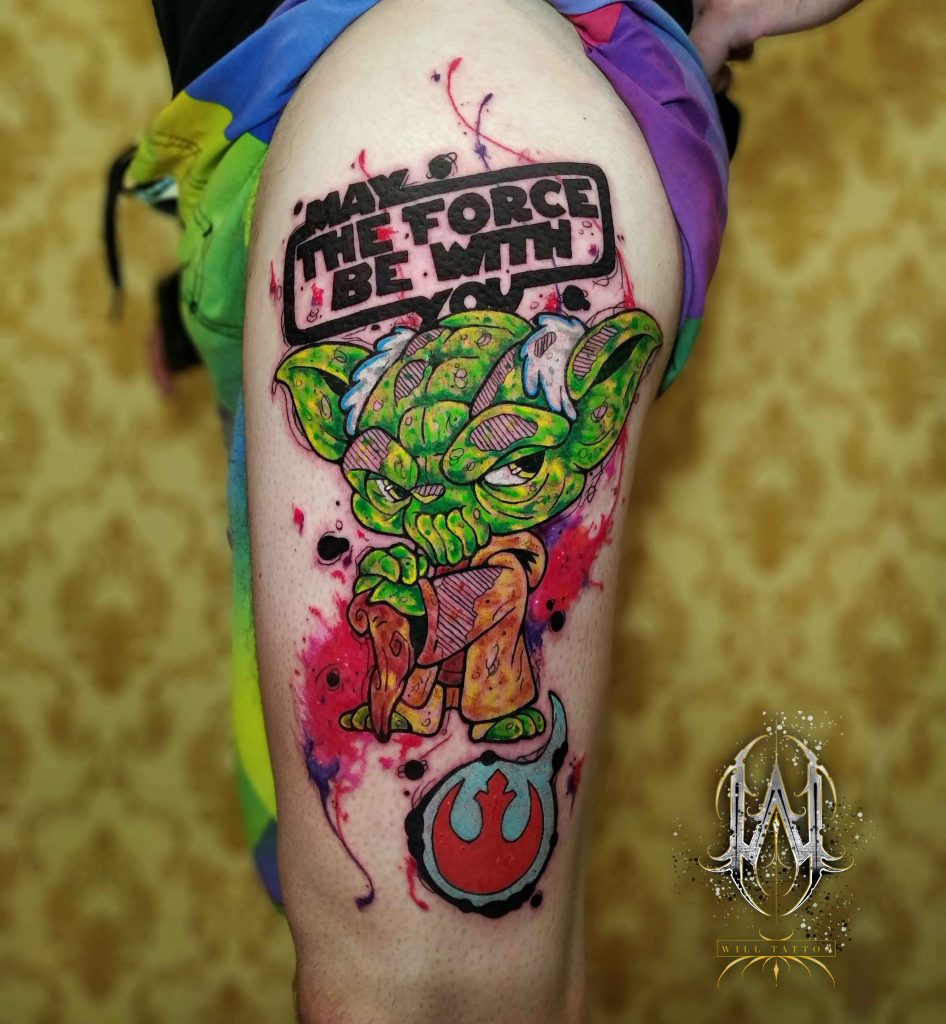 Foto de tatuagem feita por Will Roger (@willroger.ink)