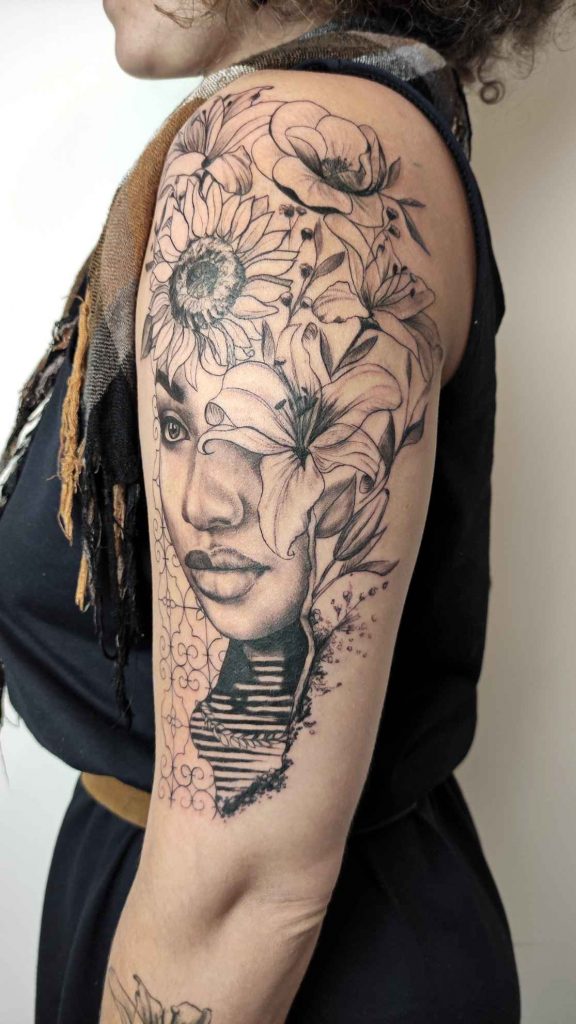 Foto de tatuagem feita por Jaquelinne Felizardo (@jfelizardotattoo)