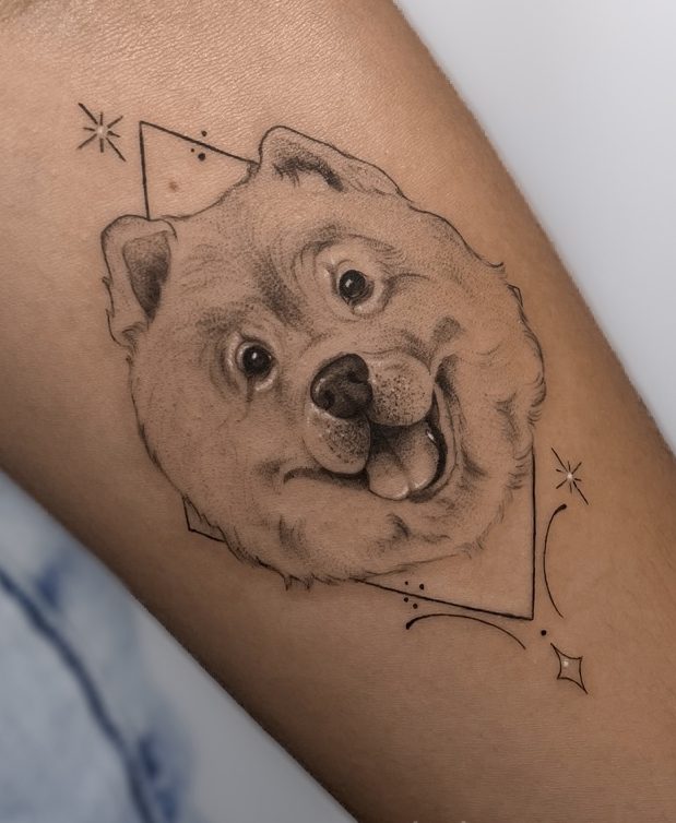 Foto de tatuagem feita por Érika Werneck