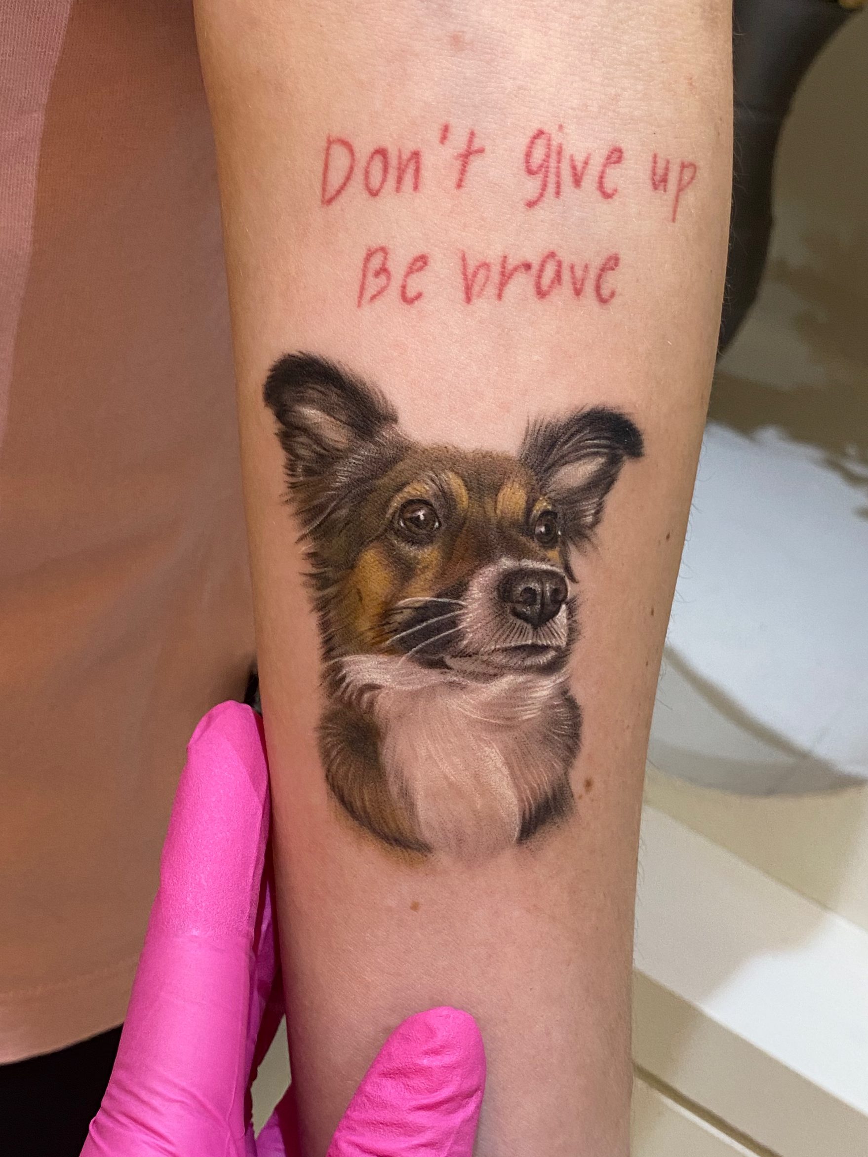 Foto de tatuagem feita por Juliane Crispim